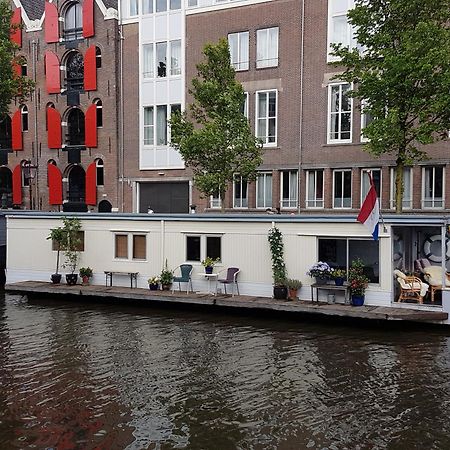 Pantheos Top Houseboat Amsterdam Bagian luar foto