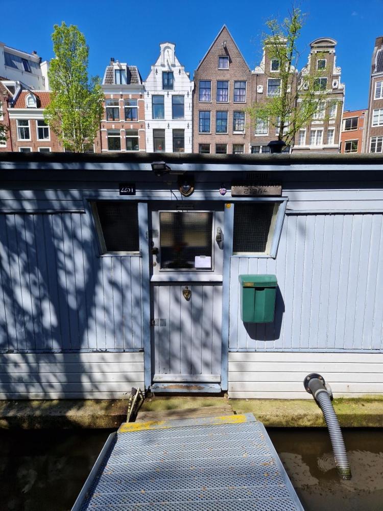 Pantheos Top Houseboat Amsterdam Bagian luar foto