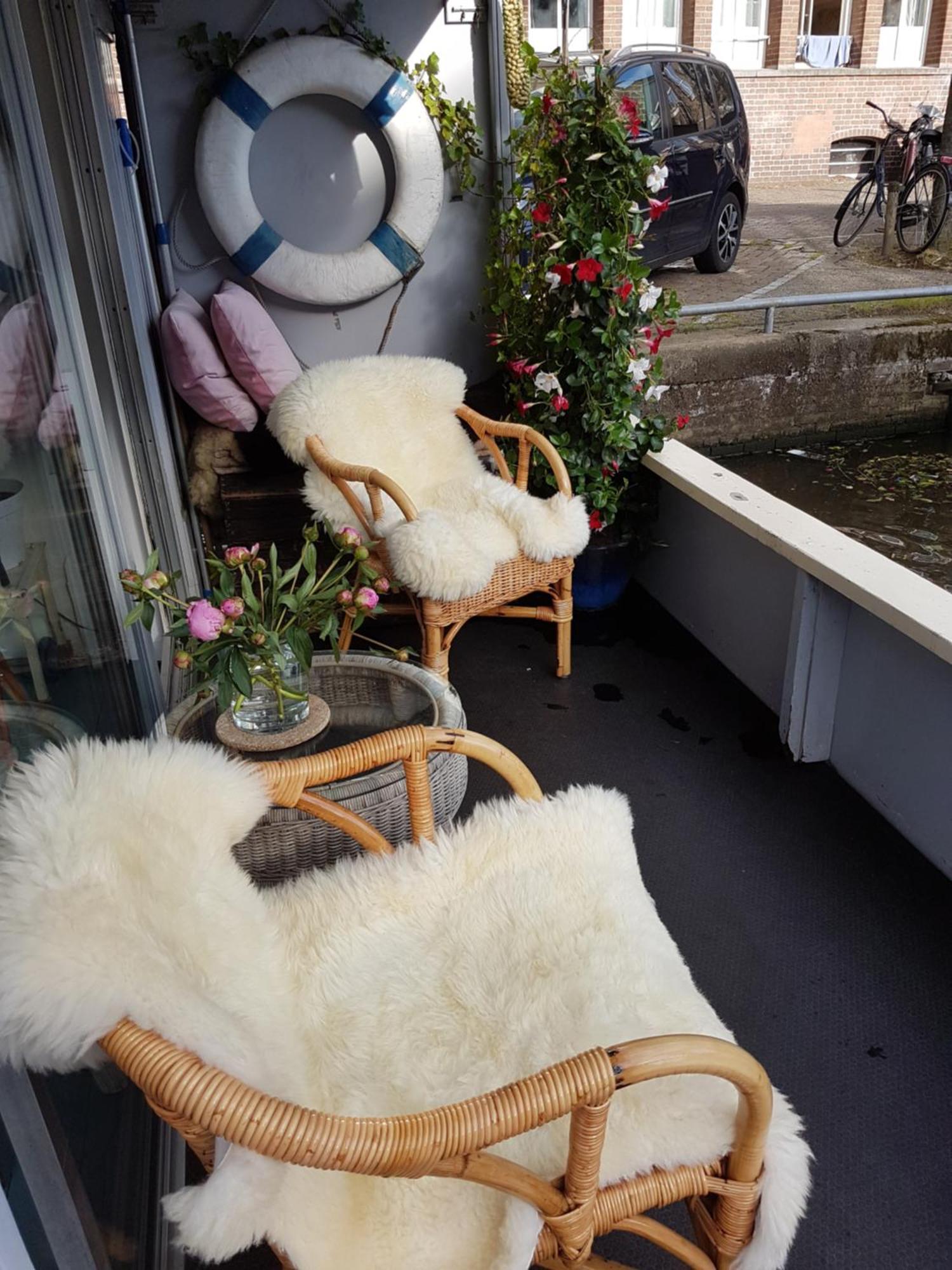 Pantheos Top Houseboat Amsterdam Bagian luar foto
