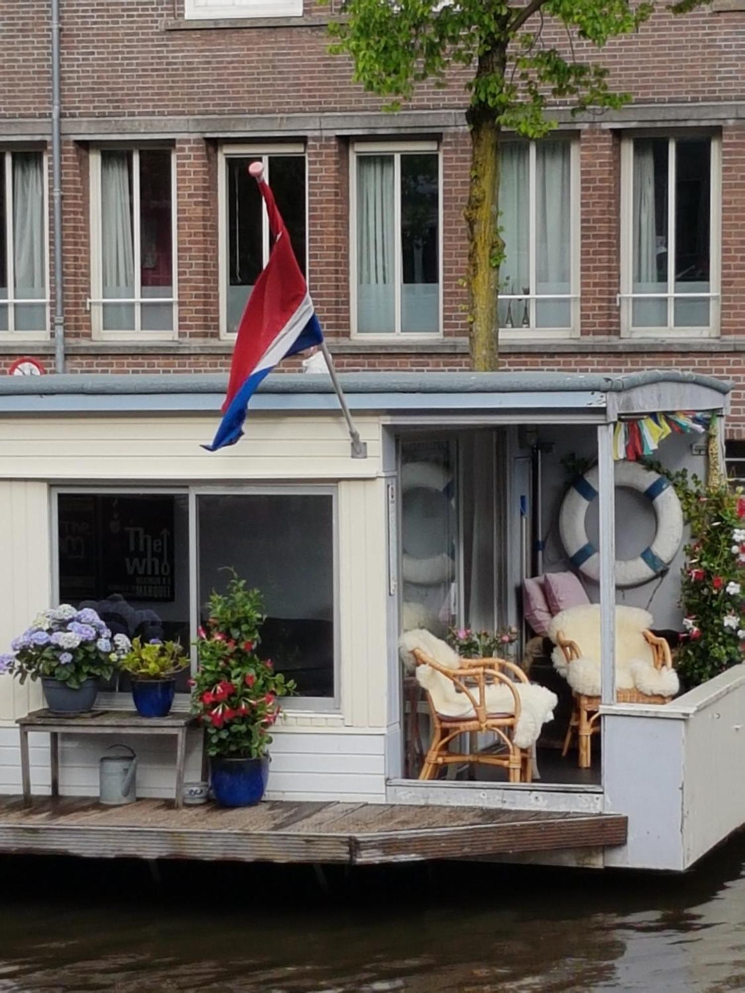 Pantheos Top Houseboat Amsterdam Bagian luar foto